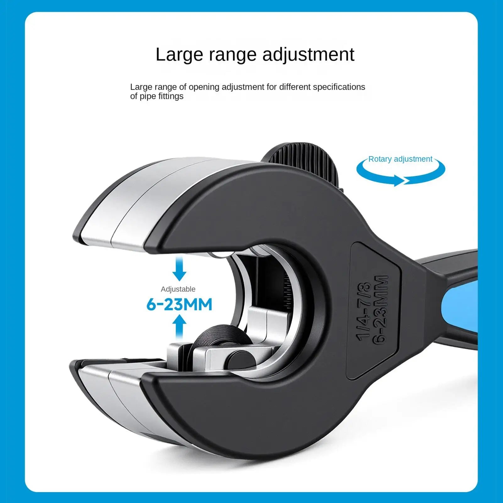 Ratchet Pipe Cutter | Cuts Copper, Aluminum & Steel 6–42mm Ratchet Pipe Cutter Peaceful Pleasures Health and Wellness