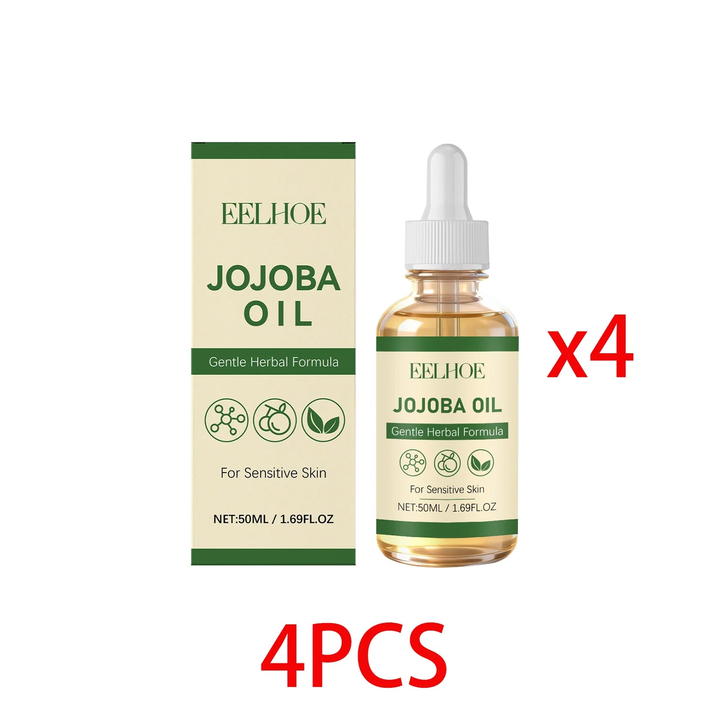 Jojoba Oil Roll-On 50ml | Hair, Skin & Cuticle Care Oil