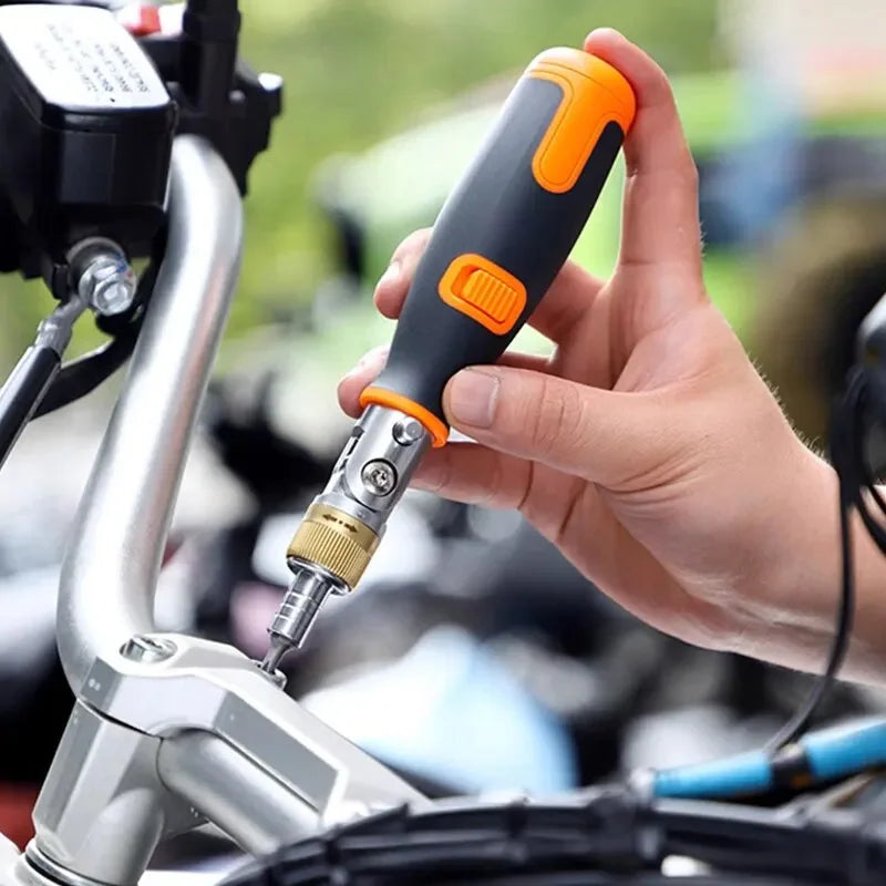 10 In 1 Portable Ratchet Screwdriver Multifunctional Hidden Screwdriver Head Corner Capable Multi Angle Screwdriver Set Peaceful Pleasures Health and Wellness