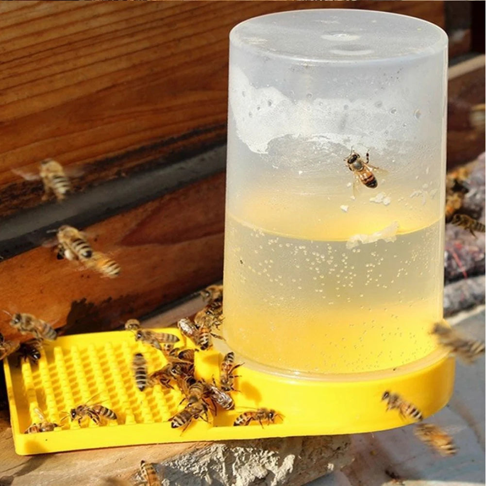 Beekeeping Bee Water Feeder – Transparent Hive Drinker Peaceful Pleasures Health and Wellness