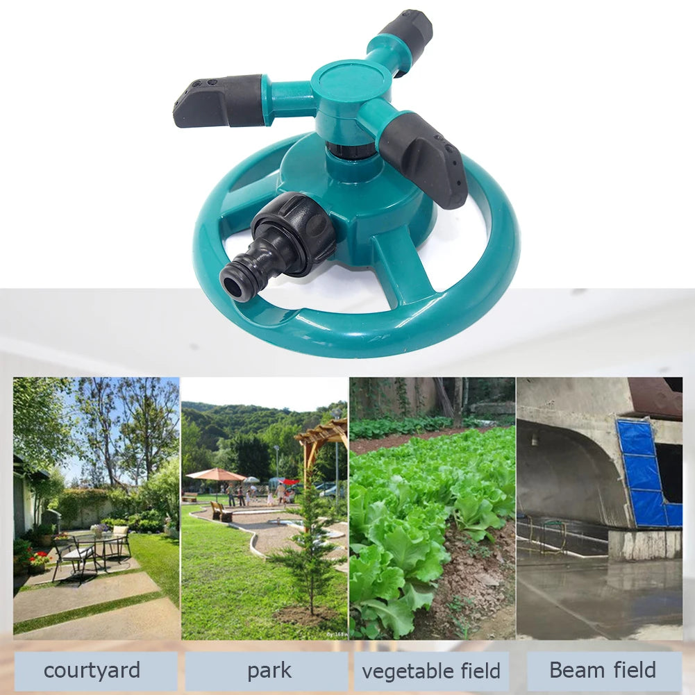 360° Auto-Rotating Garden Sprinkler – Eco-Friendly Lawn Watering Peaceful Pleasures Health and Wellness