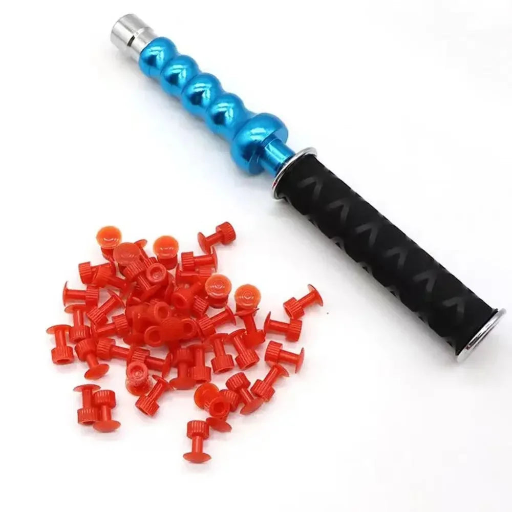 No Paint No Bodywork Dent Repair Kit PDR Hail Dent Puller Hammer Metal Tabs for Car Auto Body Peaceful Pleasures Health and Wellness