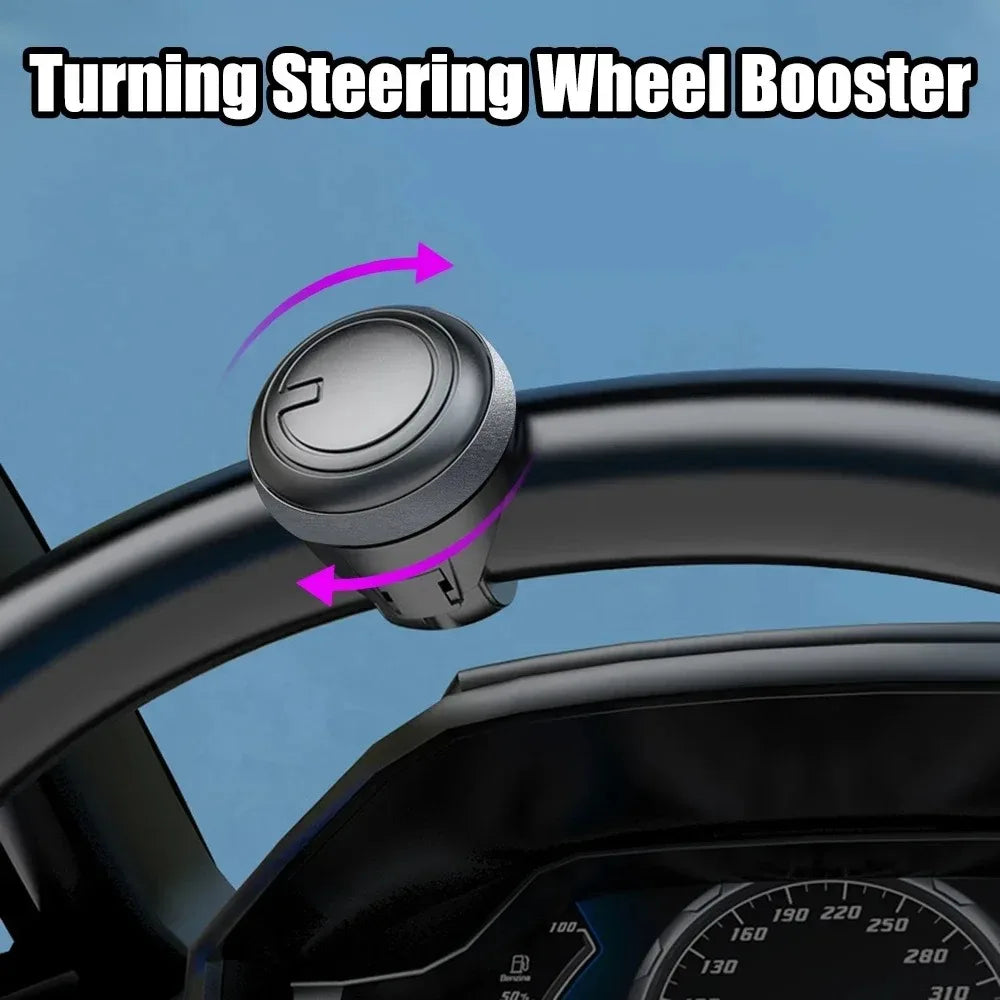 Steering Wheel Spinner Knob | Universal One-Handed Control