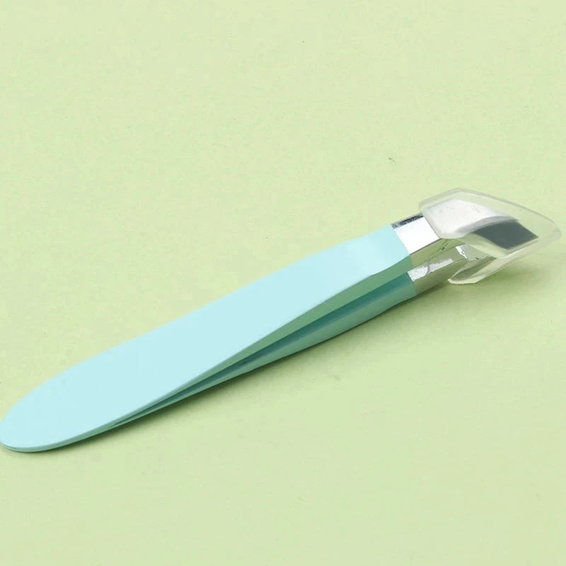 Small Nail Cuticle Scissors Tweezers Mini Nail Clipper Cutter Trimmer for Finger &Toe Dead Skin Remove Pedicure Tools Peaceful Pleasures Health and Wellness Blue