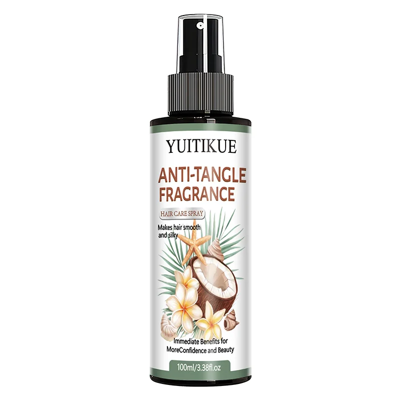 YUITIKUE Anti-Tangle Fragrance Hair Care Spray | For Smooth & Silky Hair | Immediate Frizz Control & Gentle Daily Styling 100ml Peaceful Pleasures Health and Wellness 1pc