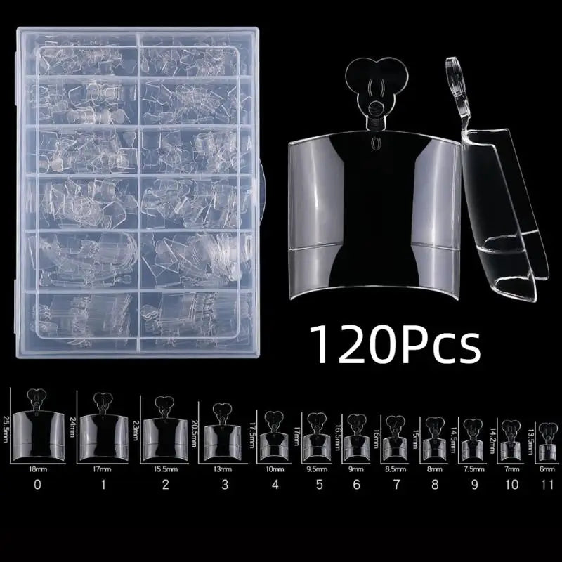 120/240pcs Fake Toe Nail Tips Transparent Half Cover Toenail For Pedicure Square Press On Toenails For Women Nail Salons DIY Peaceful Pleasures Health and Wellness 120Pcs