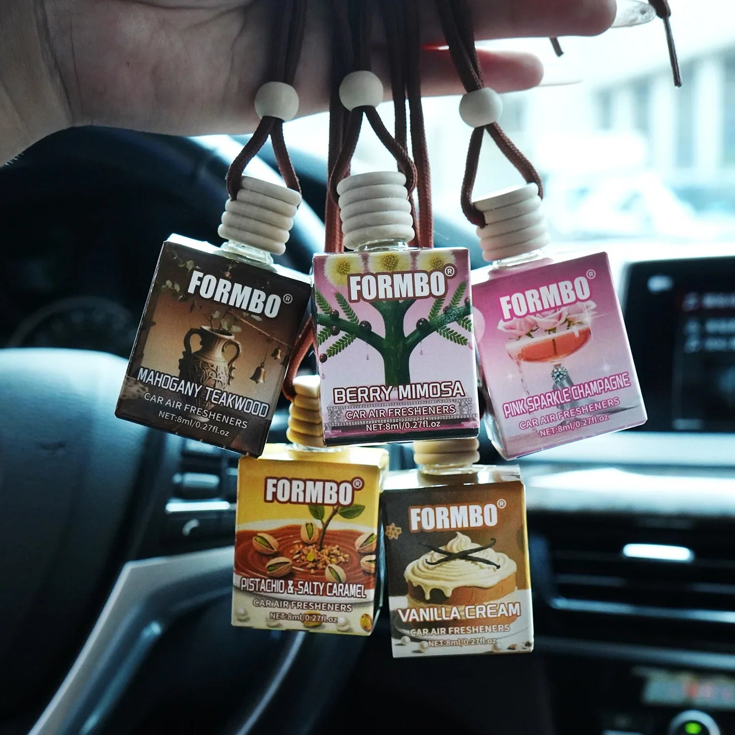 FORMBO Car Air Freshener – Long-Lasting Floral Scent