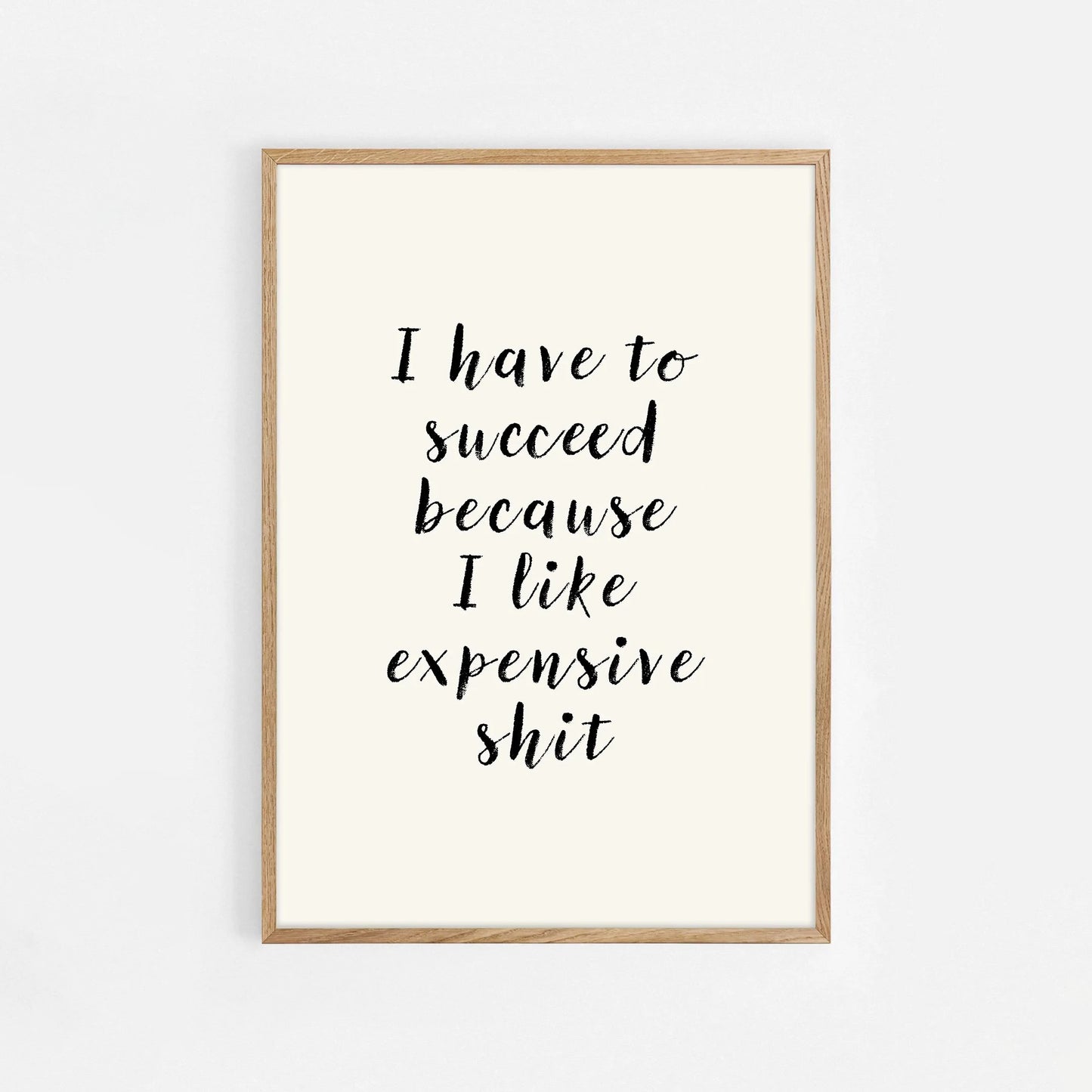 Motivational Funny Quote Canvas Wall Art | Inspirational Poster Canvas Wall Art Peaceful Pleasures Health and Wellness 01 20x30cm Unframed