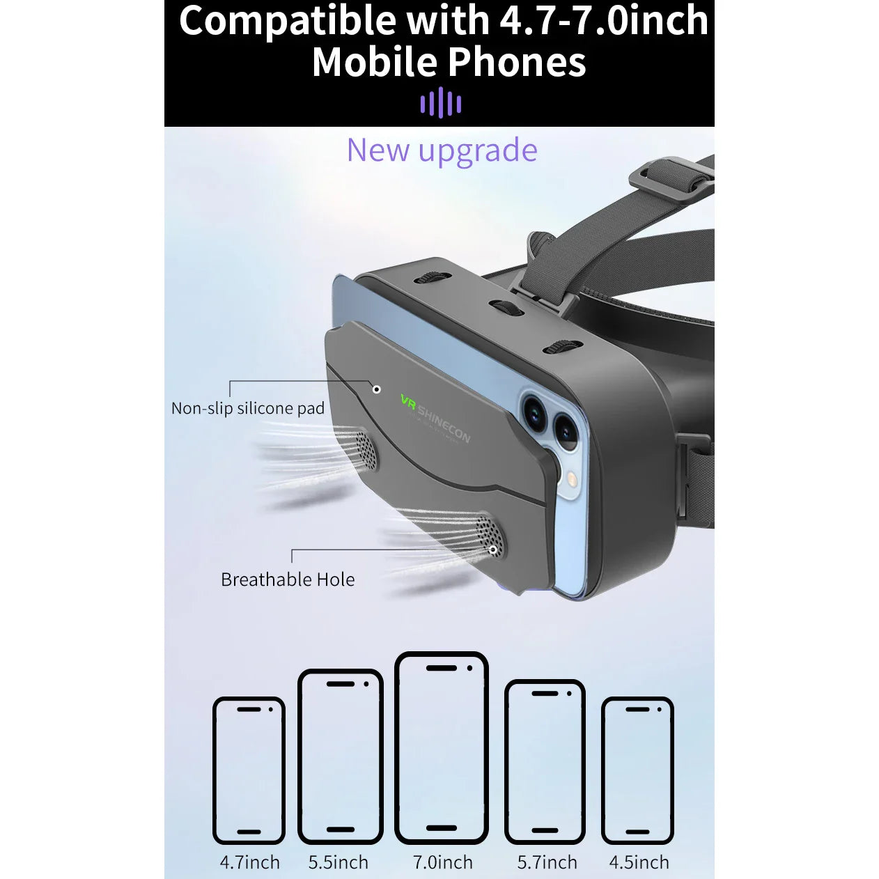 3D VR Goggles Headset for Smartphones | Immersive Viewer