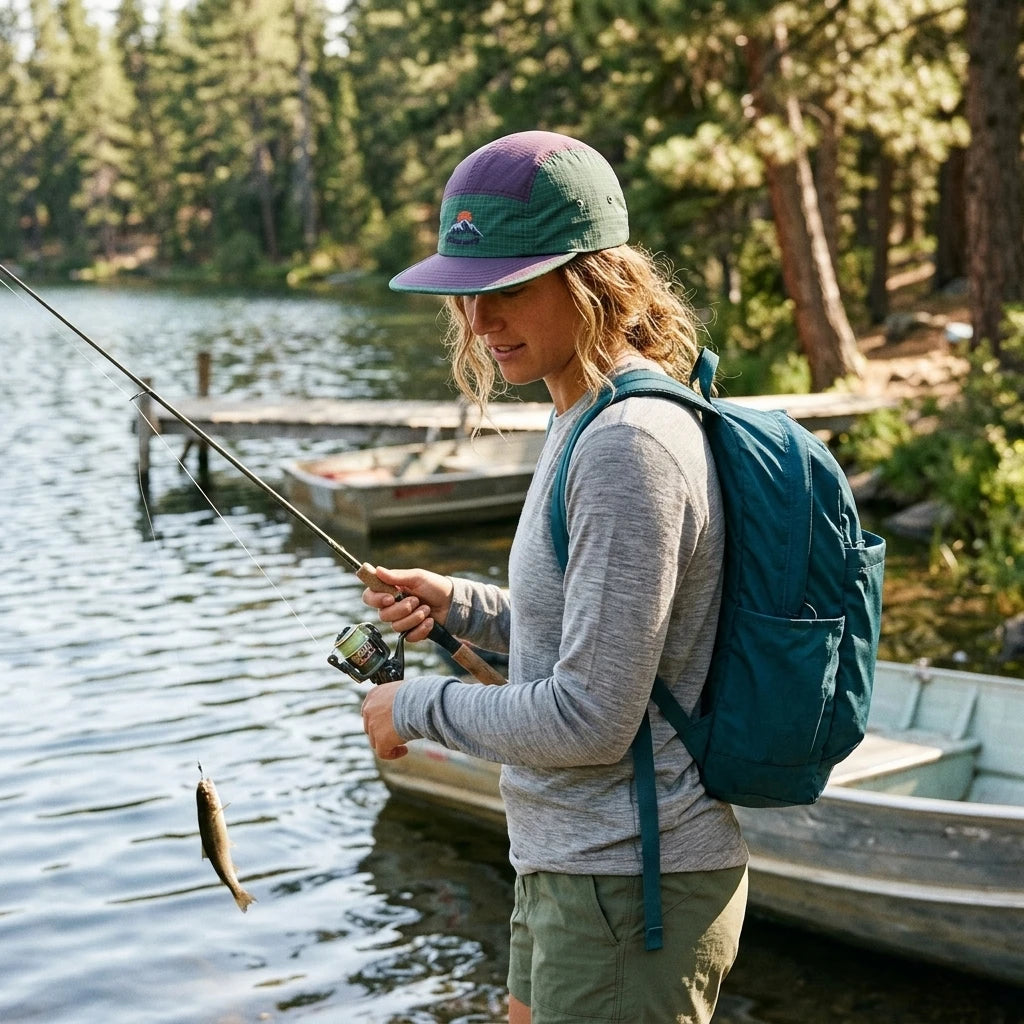 Women Quick Dry Fishing Hat Wide Brim Sun Protect Outdoor Hiking Cap Peaceful Pleasures Health and Wellness