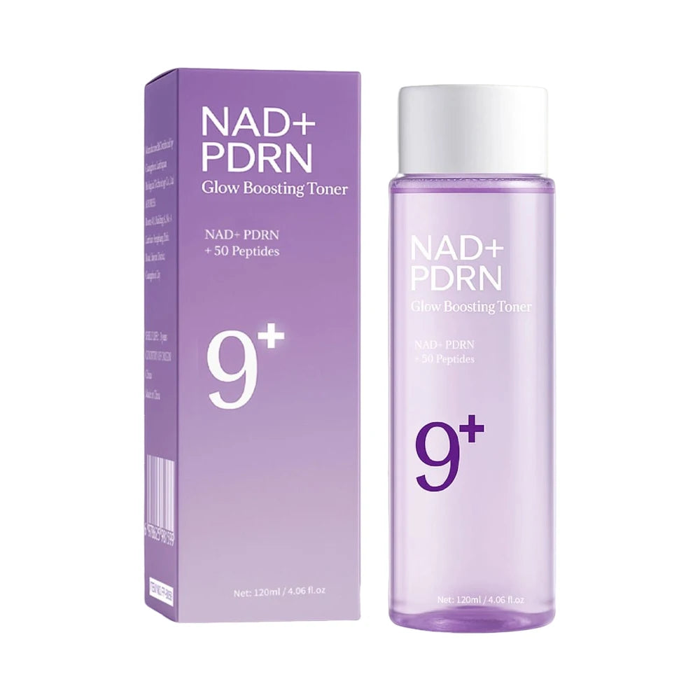 NAD+PDRN Glow Boosting Toner, Firming, Hydrating, Elasticity, Fade Fine Lines, Skincare Moisturizing Essence for Dry Skin, 120ML Peaceful Pleasures Health and Wellness 1PC