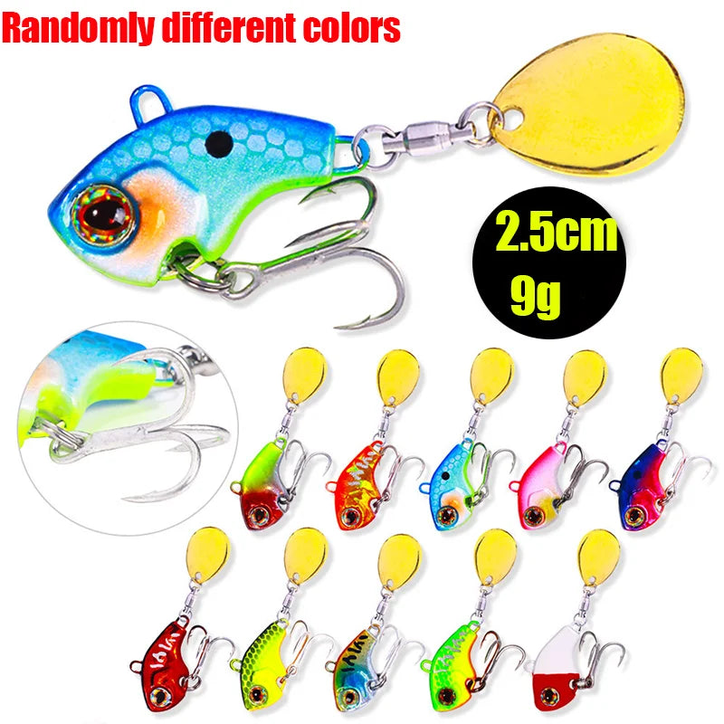 2026 New 3/5/8Pcs Luya Fishing Lure Set, Random Bionic Minnow/VIB Artificial Bait with Double Hooks, Outdoor Angling Tackle Peaceful Pleasures Health and Wellness VI035 8pcs Random Colors