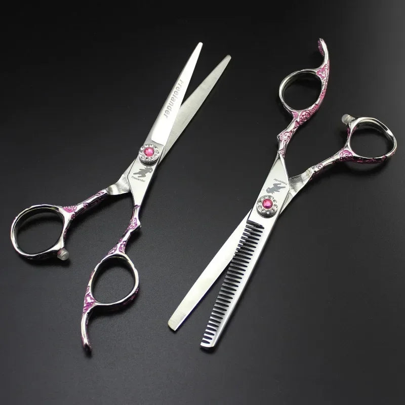 6" Professional Thinning Shears – Japan 440C Steel Hair Scissors