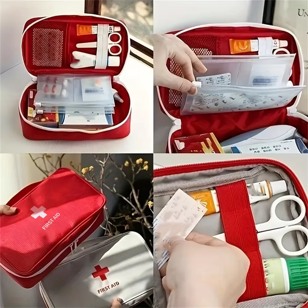 Compact First Aid Kit Bag | Waterproof Emergency Survival Tote