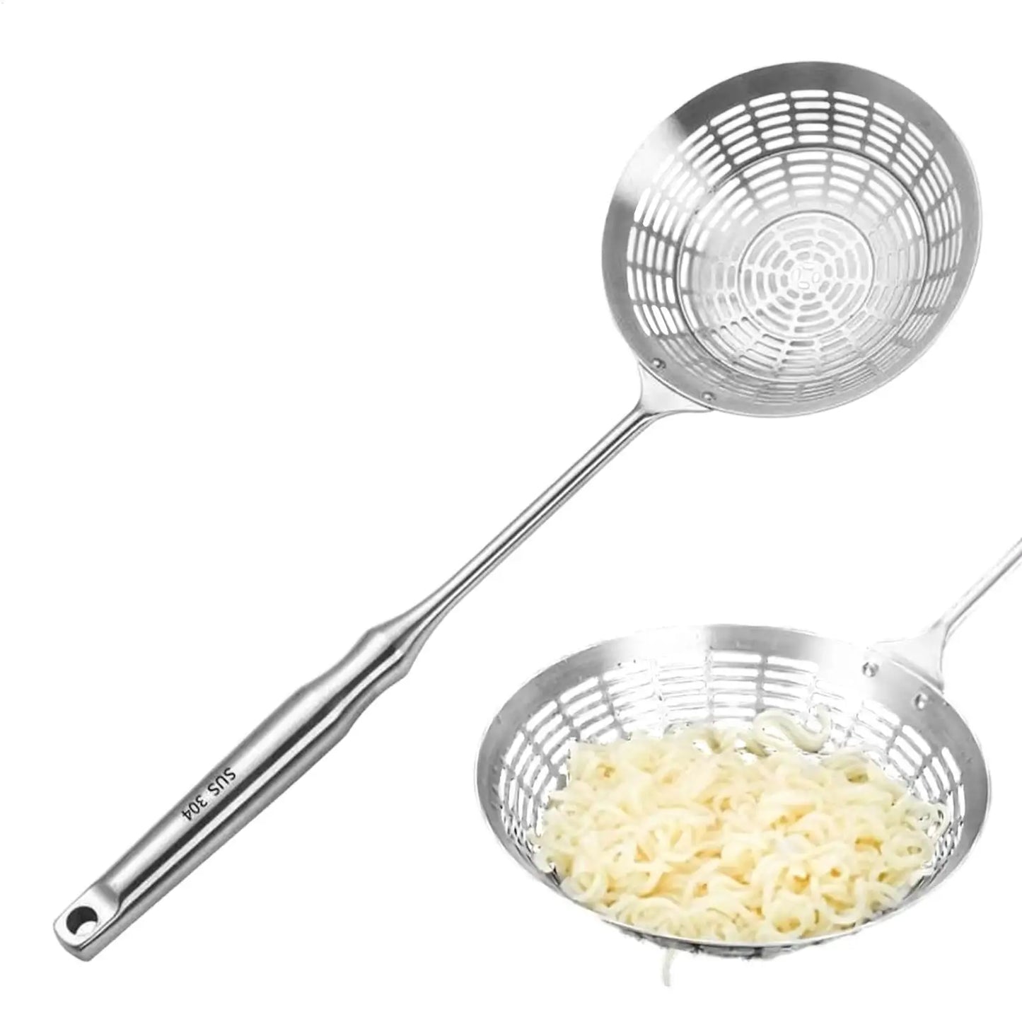 Stainless Steel Spider Strainer Skimmer Spoon | Fryer & Pasta