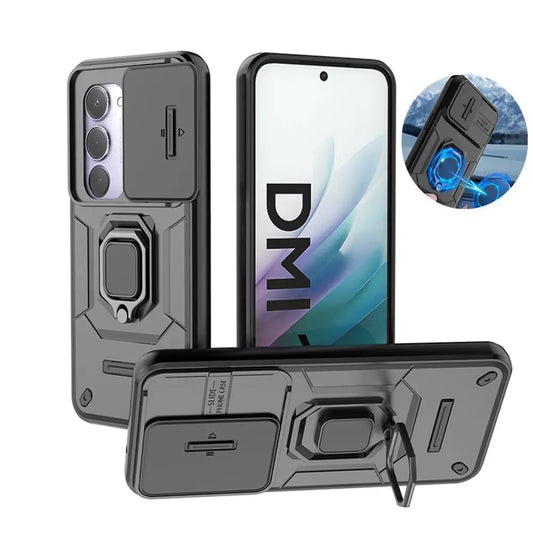 Xiaomi Redmi 15 4G Case | Slide Camera & Magnetic Ring Armor Phone Armor Case Peaceful Pleasures Health and Wellness