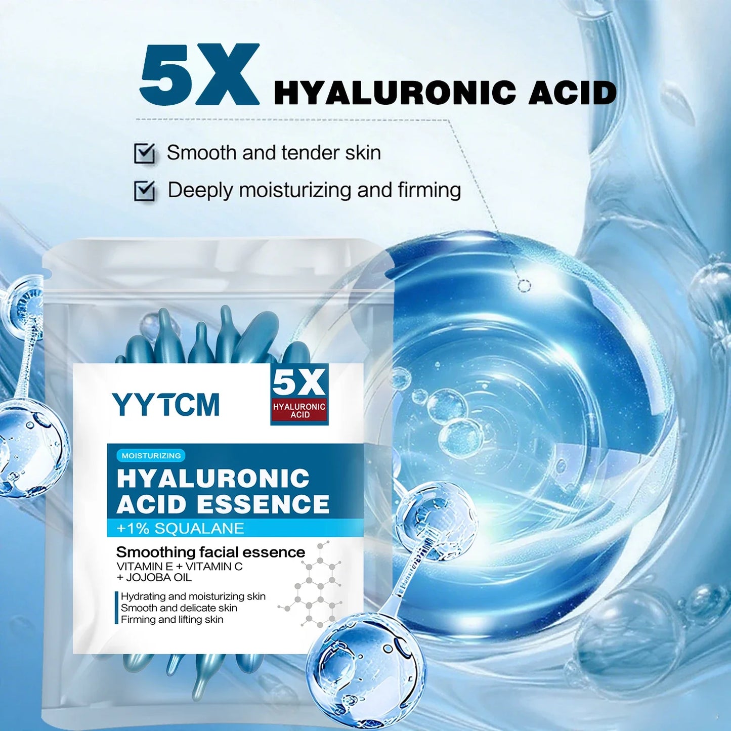 Hyaluronic Acid Brightening Capsule Essence – 30 Capsules