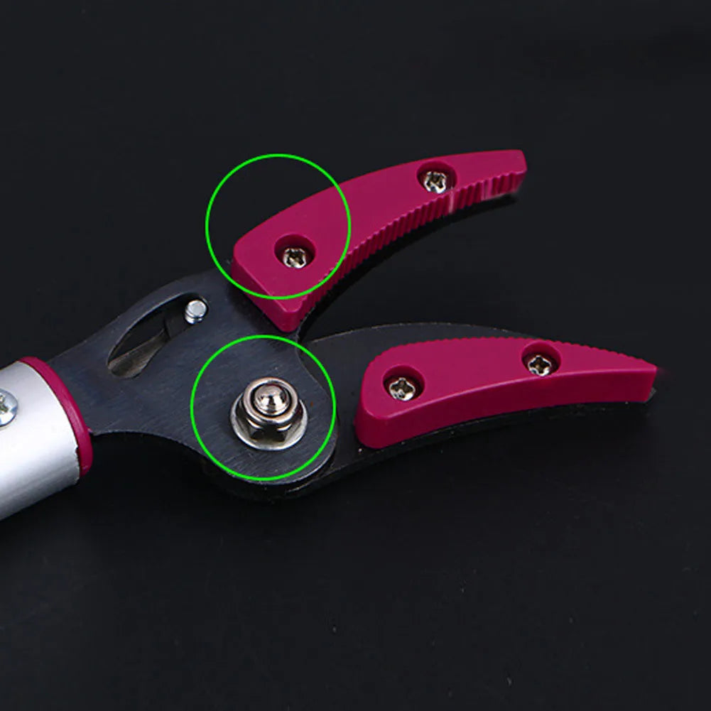 Extra Long Reach Pruner with Durable and Lightweight Aluminum Material Suitable for Courtyard Fruit Trees Peaceful Pleasures Health and Wellness