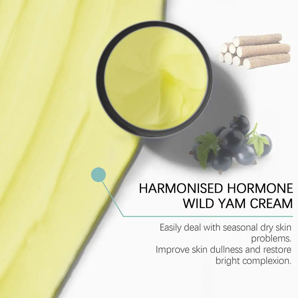 Wild Yam Cream – Hormone Balance & Menopause Support Moisturizing Face Cream for Women | Brightening & Firming 50g Peaceful Pleasures Health and Wellness