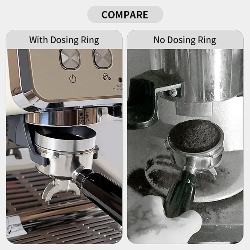 Magnetic Espresso Dosing Ring 51mm 53mm 58mm | Aluminum