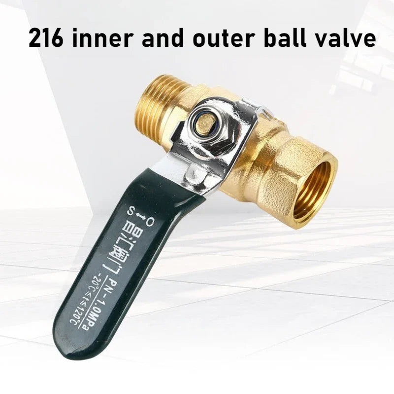 Full Bore Brass Ball Valve | Threaded Copper Water Switch