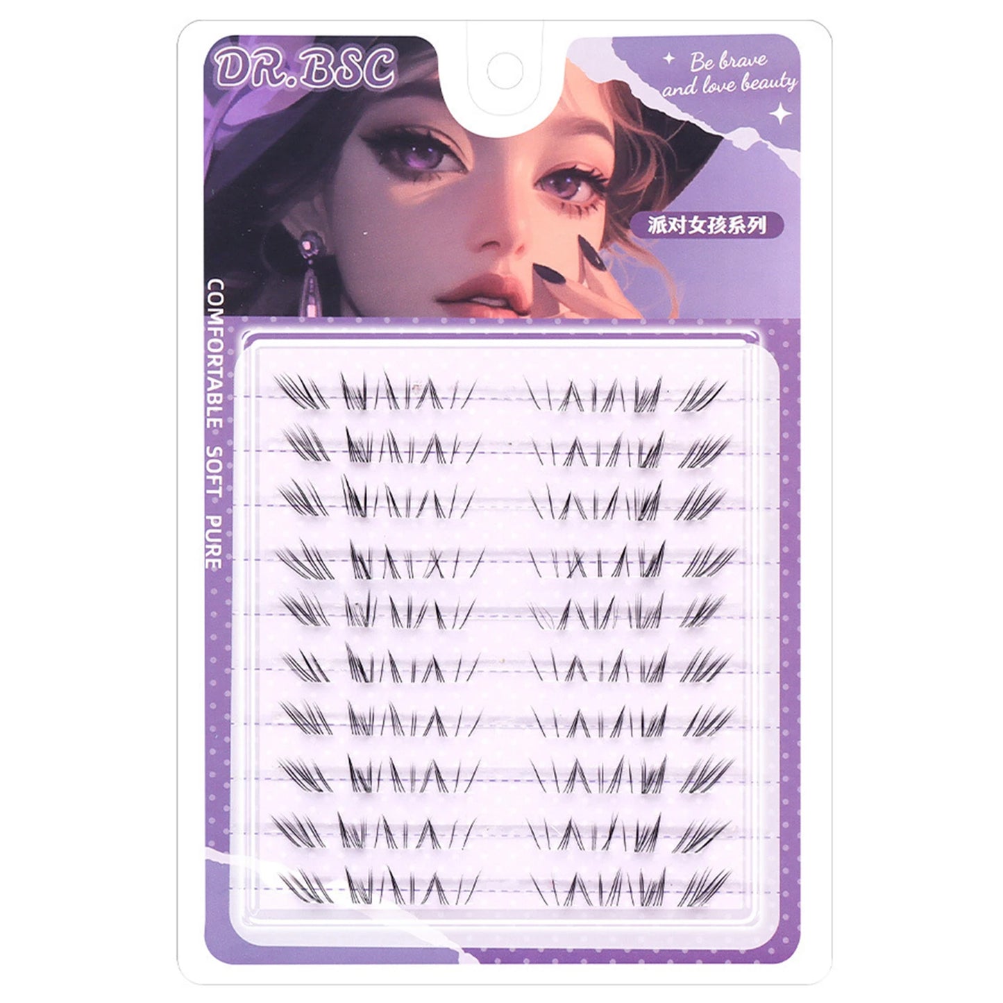 6-7mm ACE Dense Cat Korean Lower Eyelashes Air Fairy Fake Eyelash Segmented Natural Under Lashes Extension Manga Eye Makeup Tool Peaceful Pleasures Health and Wellness style 4