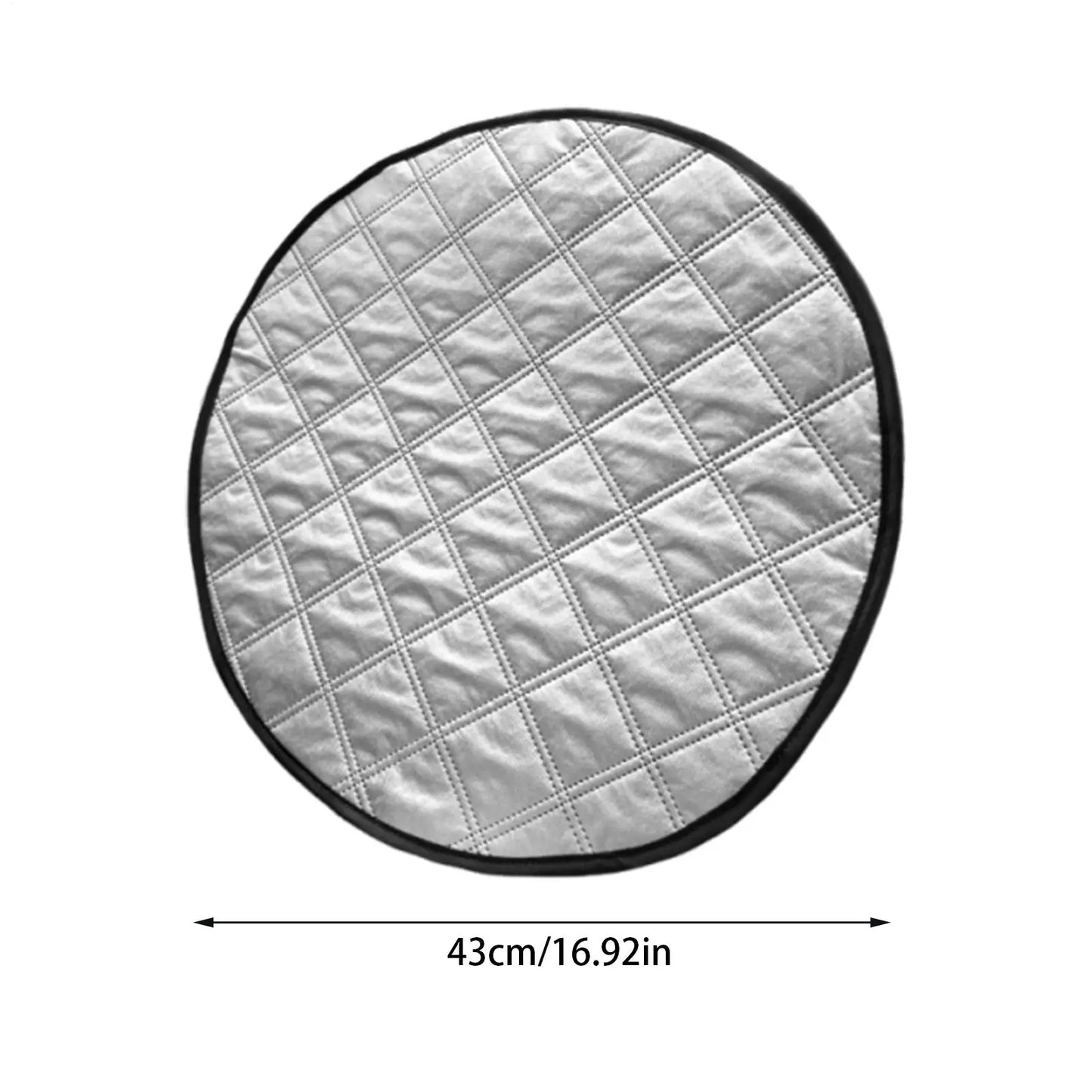 43CM Universal Steering Wheel Sun Shade Cover – UV Blocking