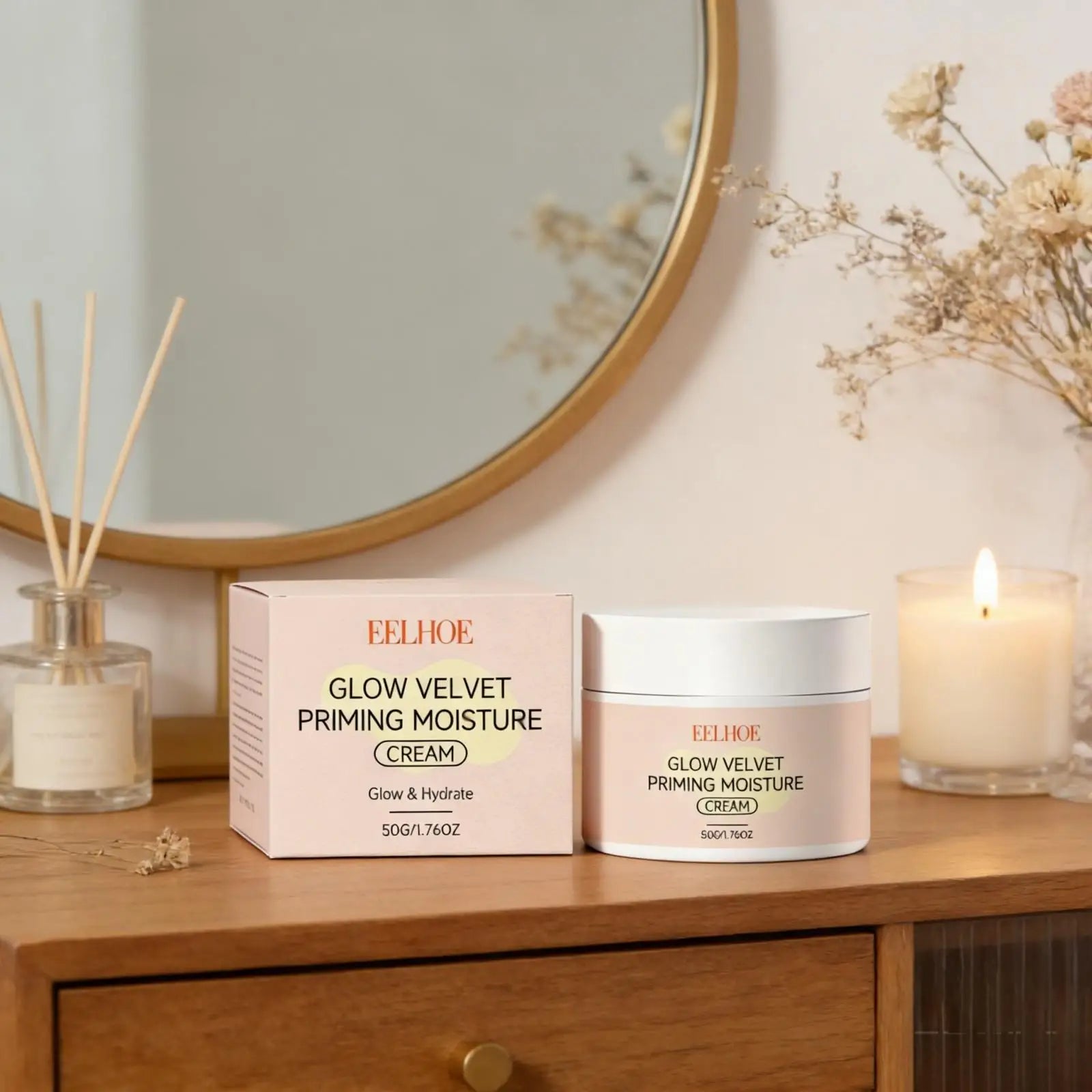 EELHOE Velvet Priming Cream for Hydration and Oil Control Peaceful Pleasures Health and Wellness