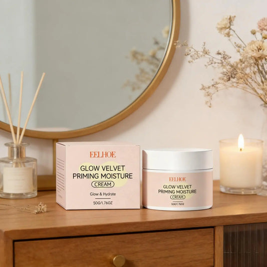 EELHOE Glow Velvet Face Primer – Pore Minimizer & Radiant Base Face Makeup Primer Peaceful Pleasures Health and Wellness