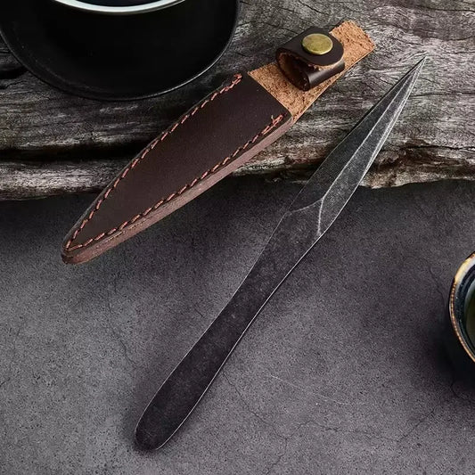 High-quality handmade tea knife, tea needle, tea cone, steel tea needle, black tea cake, pu'er tea set accessories Peaceful Pleasures Health and Wellness