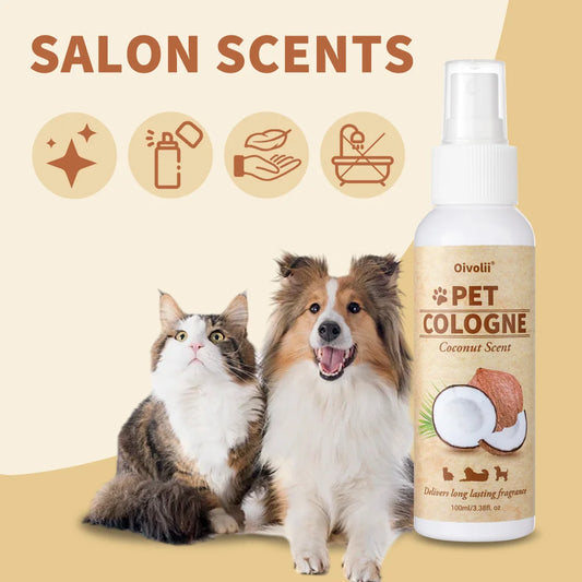Pet Deodorizing Spray Dogs Coconut Scent Dog Cologne Long Lasting Peaceful Pleasures Health and Wellness Default Title