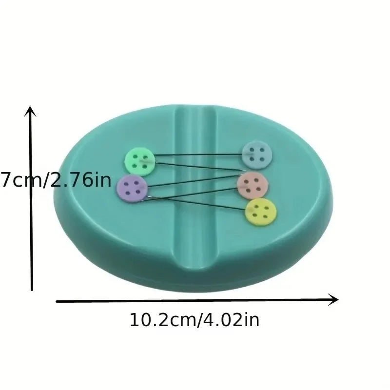 Oval Magnetic Pin Catcher & Needle Storage Box | Sewing