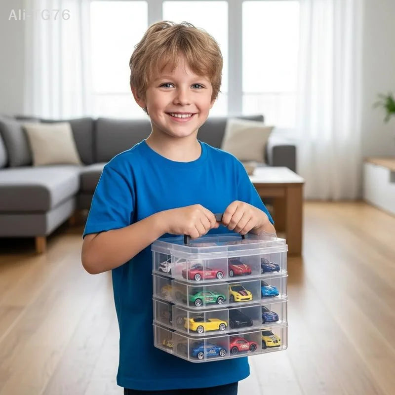 Clear Minimalist Storage Box | Dustproof Jewelry & Small Item Organizer