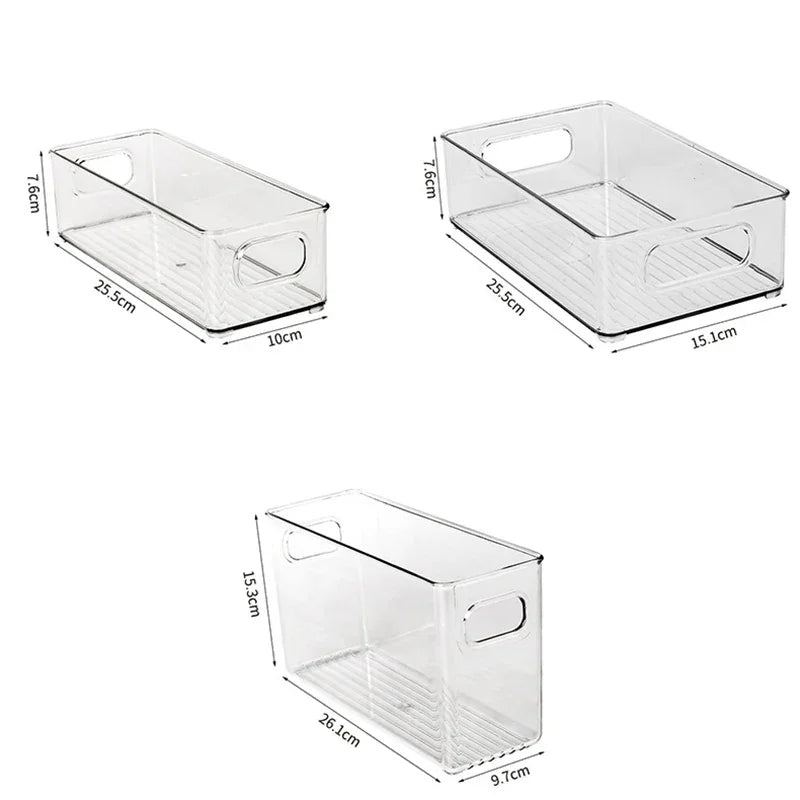 Transparent Refrigerator Storage Box Vegetable Fruit Organizer Fridge Clear Container for Kitchen Food Drinks Storage 2030 Peaceful Pleasures Health and Wellness