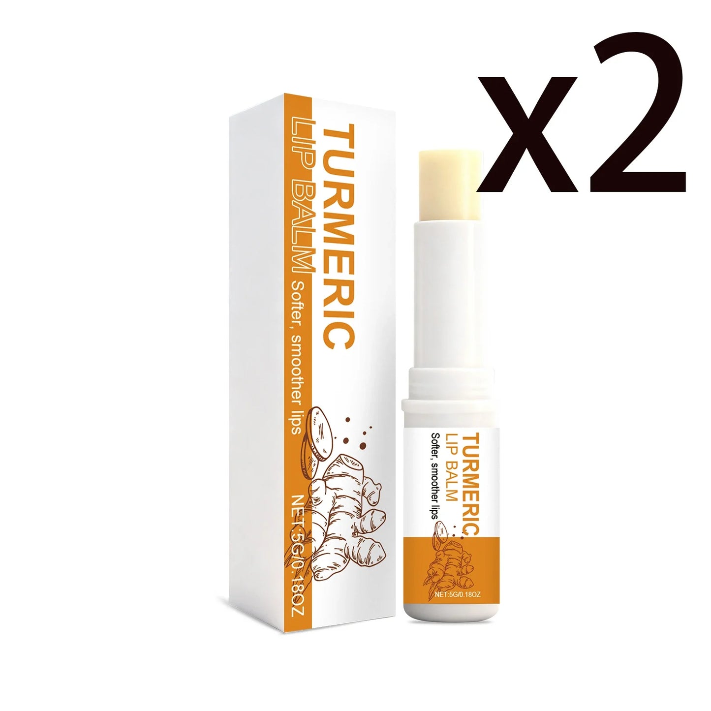 Turmeric Lip Balm – Moisturizing, Brightening & Anti-Cracking