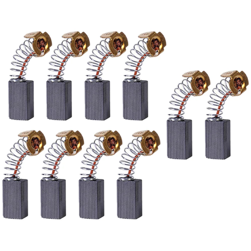 10pcs Carbon Brushes 6×10×15mm for Saws, Grinders & Planers