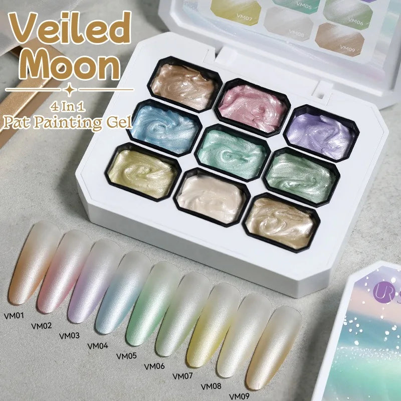 4-in-1 16 Color Nail Art Gel | Gradient Ombre Blush Polish