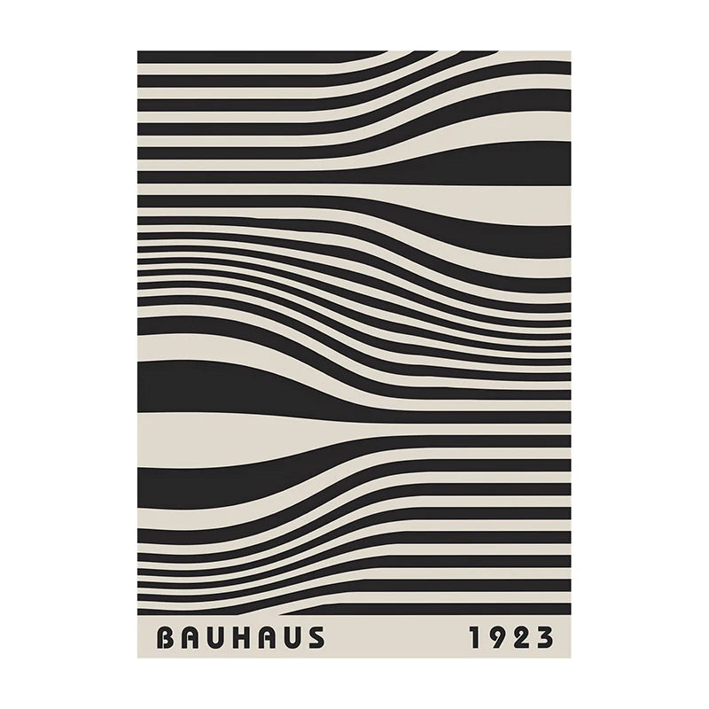 Bauhaus Exhibition Chair Canvas Print | Modern Wall Art Décor