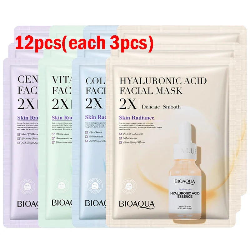 BIOAQUA Centella Collagen Sheet Mask – Hyaluronic Acid