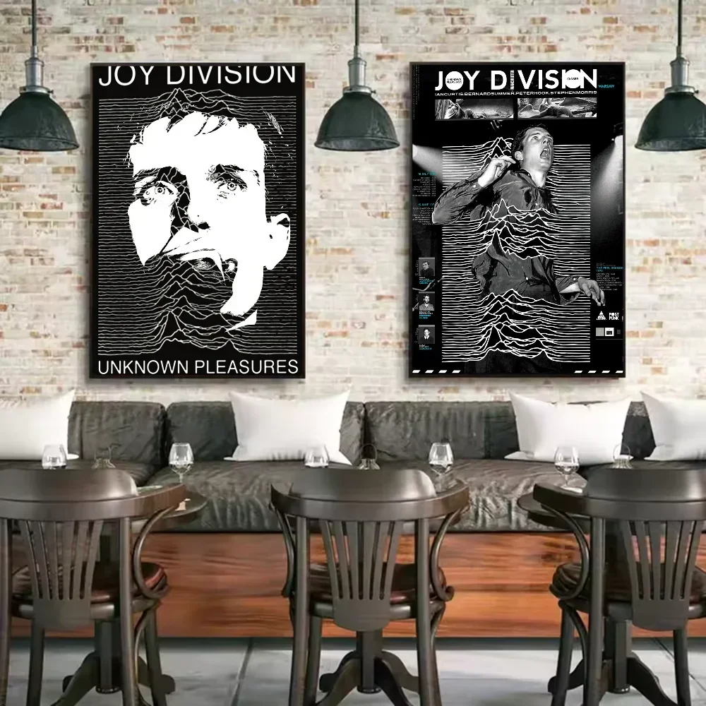 Joy Division British Post Punk Band Canvas Poster Minimalist Aesthetic Wall Art Print Modern Living Room Home Decor Peaceful Pleasures Health and Wellness