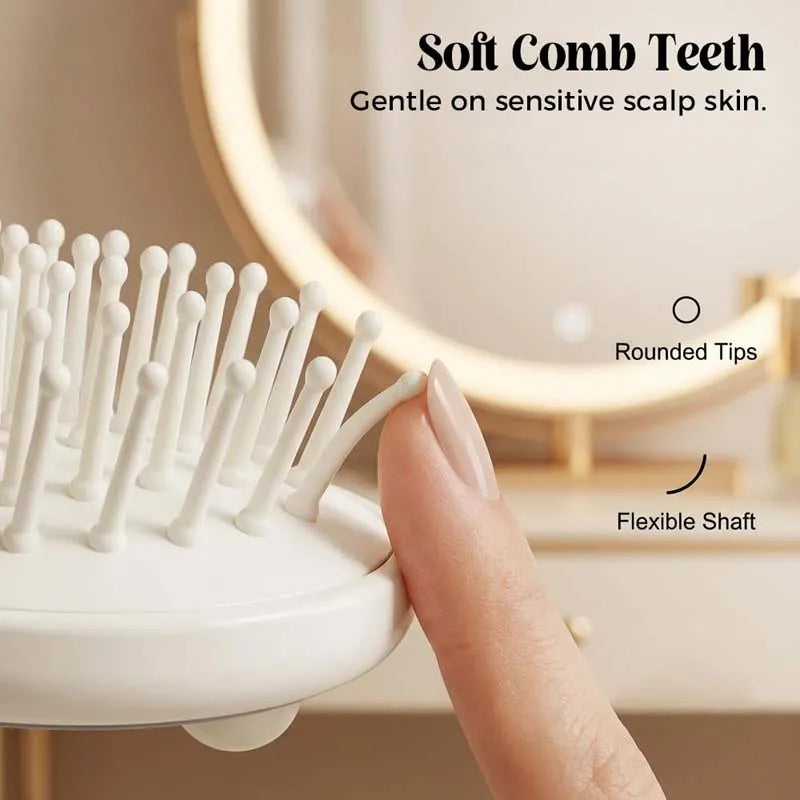 Wholesale Portable Battery USB Atomizing Hair Comb Electric Cushion Brush Self Clean Function Head Massage for Household Hotel Peaceful Pleasures Health and Wellness