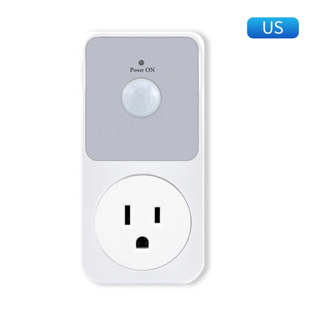 Energy Saving Motion Sensor Socket That Automatically Turns Devices