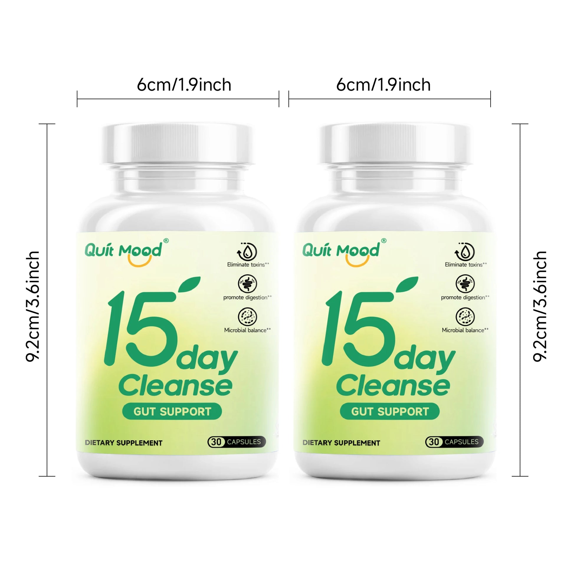 15 day cleanse gut detox 30 capsules Healthcare Dietary Edible Supplement Fitness Peaceful Pleasures Health and Wellness