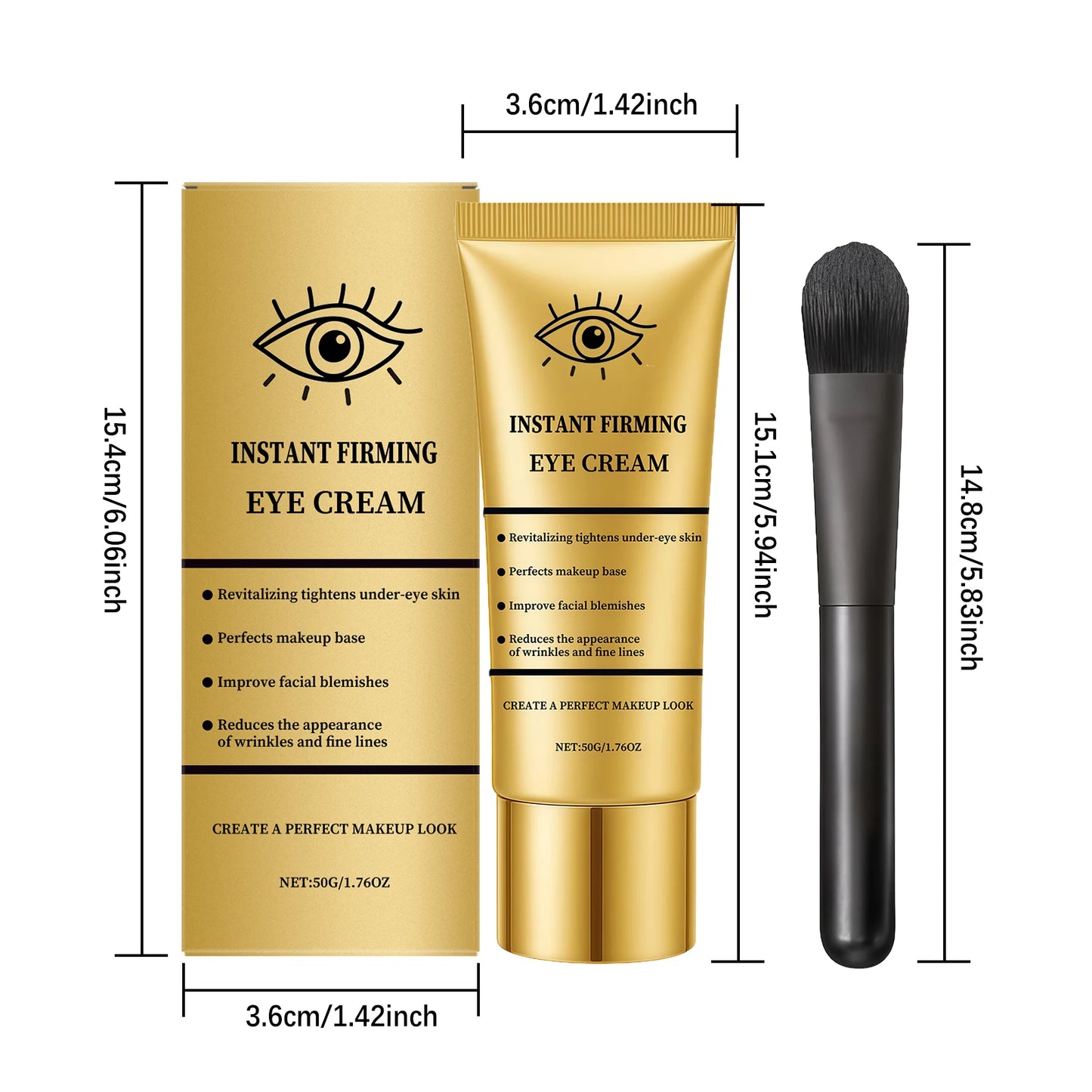 Firming Eye Cream – Puffiness, Dark Circles & Anti-Aging 50g