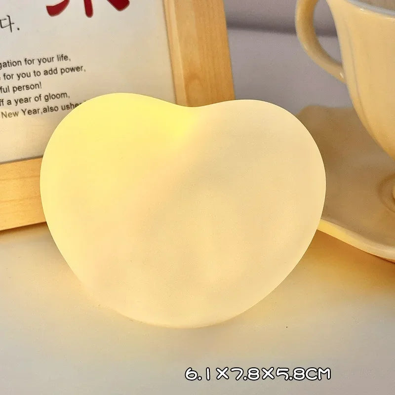 Heart Night Light – Soft LED Love Glow Bedside Atmosphere Lamp