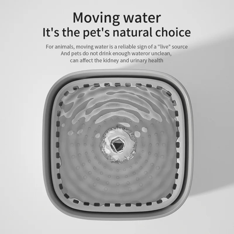 Cat Water Fountain 3L Large Capacity for Pet Water Drinking Bowls Dispenser USB Electric Auto Recirculate Ultra Quiet Peaceful Pleasures Health and Wellness