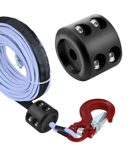 Winch Stopper Cable Truck UTV ATV Rubber Universal Hook Rope Line Peaceful Pleasures Health and Wellness