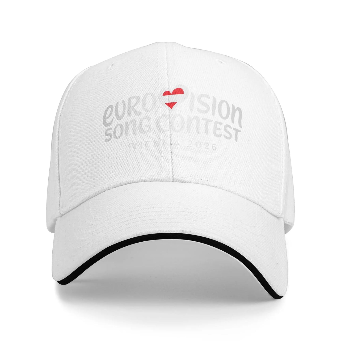 Eurovisions 2026 Sun Baseball Cap Summer Female Male Print Trucker Hat High Quality Fashion Hiking Fishing Baseball Caps Peaceful Pleasures Health and Wellness WHITE One Size