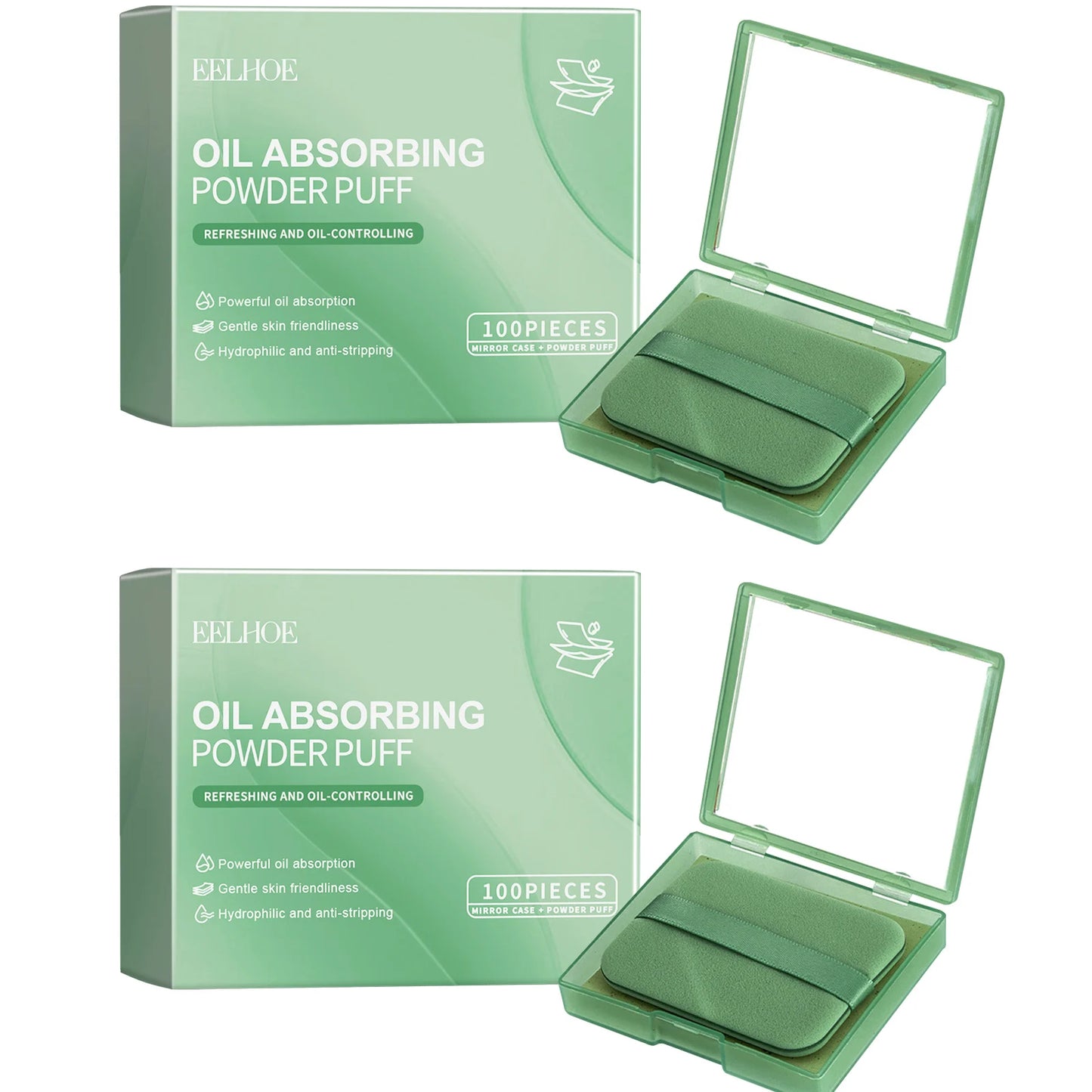 Facial Oil Absorbing Paper Remove Stains Powerful Oil Absorption Refreshing Reduce Reflection 3-in-1 Oil Control Blotting Sheets Peaceful Pleasures Health and Wellness 2 x 100pcs Boxed