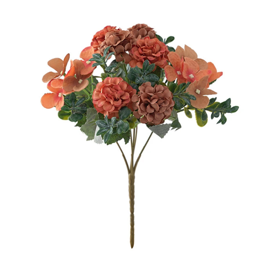 Artificial Silk Hydrangea Bouquet for Wedding & Home Decor